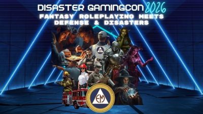 Disaster GamingCon 2026 presented by First Friday and Opening Celebration of 'Here and Now, Then and Always' at ,  