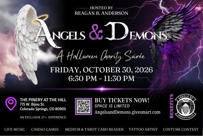 Angels & Demons: A Halloween Charity Soiree -Benefitting Angels of America’s Fallen presented by Polaris Pour | Harvest Dinner with Stag's Leap Wine Cellars at The Pinery at the Hill, Colorado Springs CO
