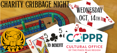 Charity Cribbage Night @ Colonel Mustard’s Sandwich Emporium presented by First Friday and Opening Celebration of 'Here and Now, Then and Always' at ,  