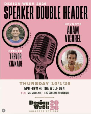 Design Week 2026 – Speaker Double Header presented by First Friday and Opening Celebration of 'Here and Now, Then and Always' at ,  