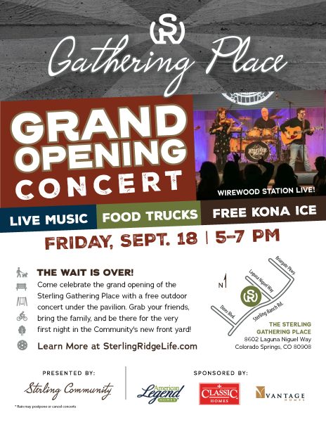 Grand Opening Concert at Sterling Ridge