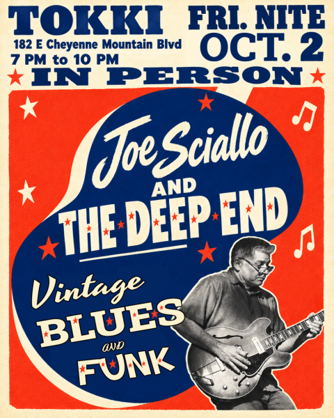 Joe Sciallo & The Deep End at Tokki at 182 E Cheyenne Mountain Blvd - concerts event in Colorado Springs on October 2, 2026