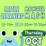 Little Learners Monster Mash presented by Colorado Springs Pioneers Museum at Colorado Springs Pioneers Museum, Colorado Springs CO