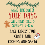 Yule Days presented by Building Ute Pass Community at Sallie Bush Community Building, Green Mountain Falls CO